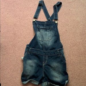 blue jean overalls
